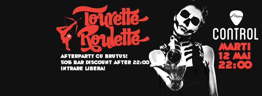 Tourette Roulette susține un prim concert în Club Control pe data de 12 mai